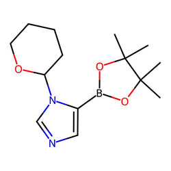 1-(Tetrahydro-2H-pyran-2-yl)-5-(4,4,5,5-tetramethyl-1,3,2-dioxaborolan-2-yl)-1H-imidazole|CS-W014020|1029684-37-4