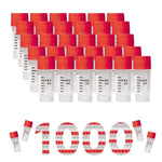 cryoking 0.5ml clear polypropylene sterile cryovials with external thread and red caps assembled.  cryovials have writing patch and marked graduations. 25 cryovials/bag, 20 bags/pack, 2 packs/case, pr|88-0051