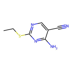 4-Amino-2-(ethylthio)pyrimidine-5-carbonitrile|CS-0045812|16462-29-6