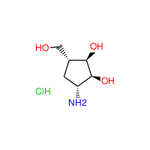 (1R,2S,3R,5R)-3-Amino-5-(hydroxymethyl)cyclopentane-1,2-diol hydrochloride|CS-0053627|79200-57-0