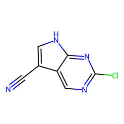2-Chloro-7H-pyrrolo[2,3-d]pyrimidine-5-carbonitrile|CS-0056426|1060816-60-5