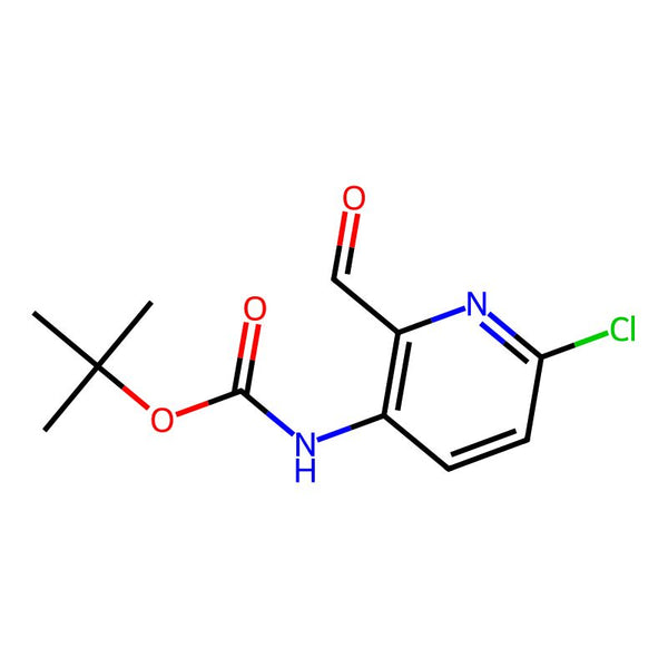 tert-Butyl N-(6-chloro-2-formylpyridin-3-yl)carbamate|CS-0048056|1199557-04-4