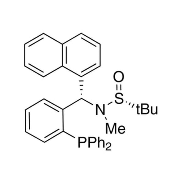 [S(R)]-N-[(S)-[2-(Diphenylphosphino)phenyl]-1-naphthalenylmethyl]-N,2-dimethyl-2-propanesulfinamide, 95%|15-8340