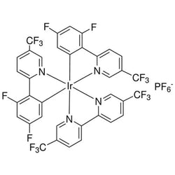 [5,5'-Bis(trifluoromethyl)-2,2'-bipyridine-κN,κN]bis[3,5-difluoro-2-[5-(trifluoromethyl)-2-pyridinyl-κN]phenyl] iridium hexafluorophosphate, 98%|77-0370|1973375-72-2