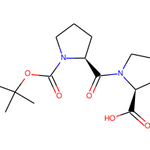 (S)-1-((S)-1-(tert-Butoxycarbonyl)pyrrolidine-2-carbonyl)pyrrolidine-2-carboxylic acid|CS-0030794|15401-08-8