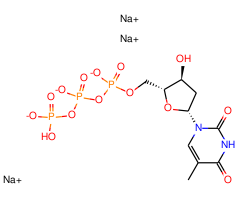 2'-Deoxythymidine 5'-triphosphate [dTTP] trisodium salt, 96%|443178|18423-43-3