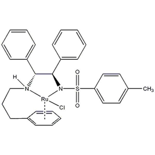 {N-[3-(η;6-phenyl)propyl]-[(1R-2R)-1,2-diphenyl-1-4-methylbenzenesulfonylamidato(kN')-ethyl-2-amino-(kN)]}ruthenium(II)  (R,R)-Teth-TsDpen RuCl WILLS CATALYST|44-0111|1192620-83-9