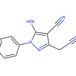 5-Amino-3-(cyanomethyl)-1-phenyl-1H-pyrazole-4-carbonitrile|CS-0218962|7152-40-1