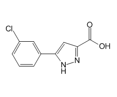 5-(3-Chlorophenyl)-1H-pyrazole-3-carboxylic acid, 97%|119685|595610-50-7
