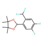 2-(2-(Difluoromethyl)-4,5-difluorophenyl)-4,4,5,5-tetramethyl-1,3,2-dioxaborolane|CS-0614700|2604514-82-9