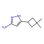 5-(3,3-Dimethylcyclobutyl)-1H-pyrazol-3-amine|CS-0050774|1853338-91-6