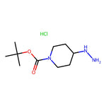 tert-Butyl 4-hydrazinylpiperidine-1-carboxylate hydrochloride|CS-0121766|1258001-18-1