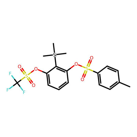 3-(((Trifluoromethyl)sulfonyl)oxy)-2-(trimethylsilyl)phenyl 4-methylbenzenesulfonate, 95%|9110775|2181796-64-3