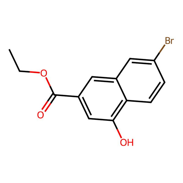 2-Naphthalenecarboxylic acid, 7-bromo-4-hydroxy-, ethyl ester|CS-0001647|178876-99-8