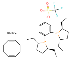 (+)-1,2-Bis((2S,5S)-2,5-diethylphospholano)benzene(1,5-cyclooctadiene)rhodium(I) trifluoromethanesulfonate, 98+% (S,S)-Et-DUPHOS-Rh