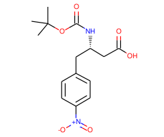 (S)-3-((tert-Butoxycarbonyl)amino)-4-(4-nitrophenyl)butanoic acid|CS-0154497|127106-71-2