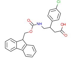 4-((((9H-Fluoren-9-yl)methoxy)carbonyl)amino)-3-(4-chlorophenyl)butanoic acid|CS-0613558|186320-20-7