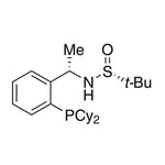 [S(R)]-N-((1S)-1-(2-(Dicyclohexylphosphino)phenyl)ethyl)-2-methyl-2-propanesulfinamide, 95%|15-8787