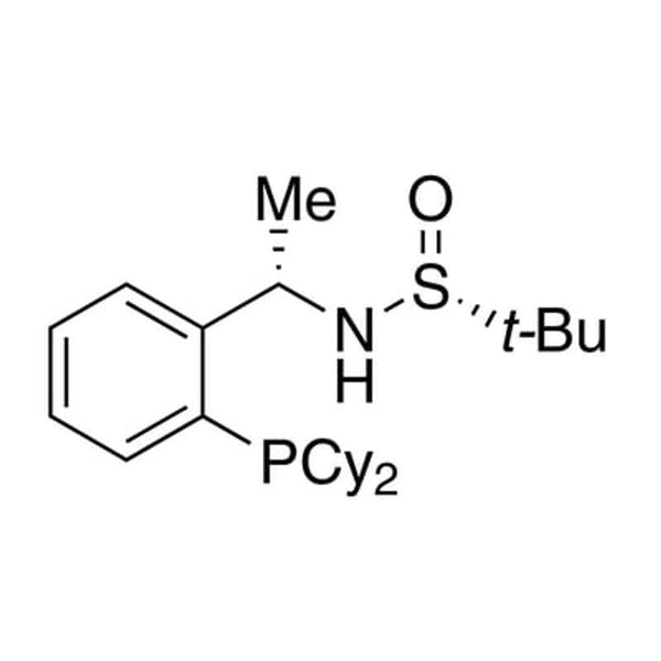 [S(R)]-N-((1S)-1-(2-(Dicyclohexylphosphino)phenyl)ethyl)-2-methyl-2-propanesulfinamide, 95%|15-8787