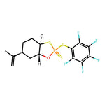 (2R,3aR,6S,7aR)-3a-Methyl-2-((perfluorophenyl)thio)-6-(prop-1-en-2-yl)hexahydrobenzo[d][1,3,2]oxathiaphosphole 2-sulfide|CS-0133936|2245335-71-9