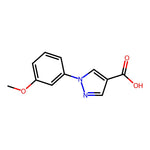 1-(3-Methoxyphenyl)-1H-pyrazole-4-carboxylic acid|CS-0329420|1177350-90-1