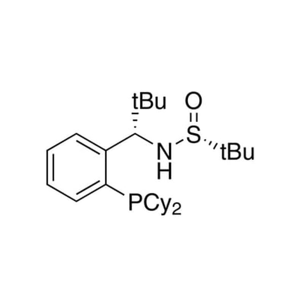 [S(R)]-N-[(1S)-1-[2-(Dicyclohexylphosphanyl)phenyl]-2,2-dimethylpropyl]-2-methyl-2-propanesulfinamide, 95%|15-8452