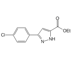 5-(4-Chlorophenyl)-2H-pyrazole-3-carboxylic acid ethyl ester, 97%|218289|595610-40-5