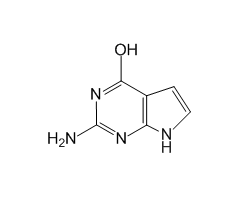2-Amino-4-hydroxypyrrolo[2,3-d]pyrimidine, 97%|463515|7355-55-7