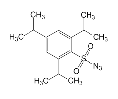 2,4,6-Triisopropylbenzenesulfonyl azide, 97%, stabilized with 10% H2O|228506|36982-84-0