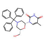 1-(6-(Hydroxymethyl)-4-tritylmorpholin-2-yl)-5-methylpyrimidine-2, 4(1H, 3H)-dione|46894|914361-76-5