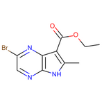 Ethyl 2-bromo-6-methyl-5H-pyrrolo[2,3-b]pyrazine-7-carboxylate|CS-0041160|125208-06-2