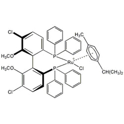 Chloro[(S)-(-)-5,5'-dichloro-6,6'-dimethoxy-2,2'-bis(diphenylphosphino)-1,1'-biphenyl](p-cymene)ruthenium(II) chloride CH2Cl2 adduct|44-0122|821793-35-5
