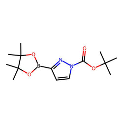 tert-Butyl 3-(4,4,5,5-tetramethyl-1,3,2-dioxaborolan-2-yl)-1H-pyrazole-1-carboxylate|CS-0175398|914672-66-5