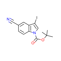 tert-Butyl 5-cyano-3-iodo-1H-indole-1-carboxylate|CS-W023018|864685-26-7