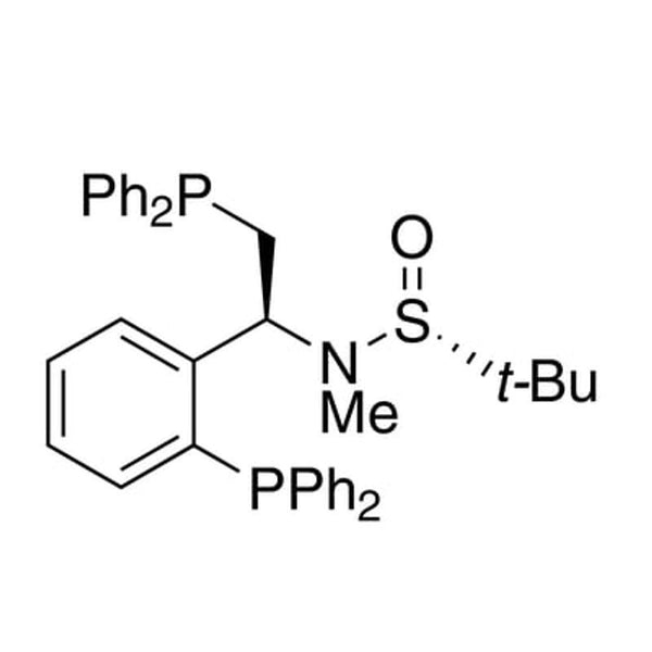 [S(R)]-N-[(1S)-2-(Diphenylphosphanyl)-1-(2-(diphenylphosphanyl)phenyl)ethyl]-N,2-dimethyl-2-propanesulfinamide, 95%|15-8715