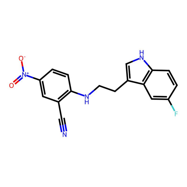 2-((2-(5-Fluoro-1H-indol-3-yl)ethyl)amino)-5-nitrobenzonitrile|CS-0358271|945299-27-4