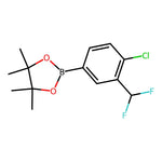 2-(4-Chloro-3-(difluoromethyl)phenyl)-4,4,5,5-tetramethyl-1,3,2-dioxaborolane|CS-0614696|627526-06-1