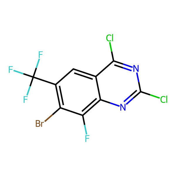 7-Bromo-2,4-dichloro-8-fluoro-6-(trifluoromethyl)quinazoline|CS-0529052|2134618-53-2