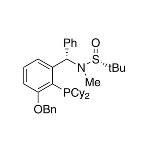 [S(R)]-N-[(S)-[(3-(Benzyloxy)-2-(dicyclohexylphosphino)phenyl)phenylmethyl]-N,2-dimethyl-2-propanesulfinamide, 95%|15-8474