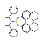 (11bR)-N,N-Bis((S)-1-phenylethyl)-8,9,10,11,12,13,14,15-octahydrodinaphtho[2,1-d:1',2'-f][1,3,2]di-oxaphosphepin-4-amine|CS-0108672|1021439-60-0