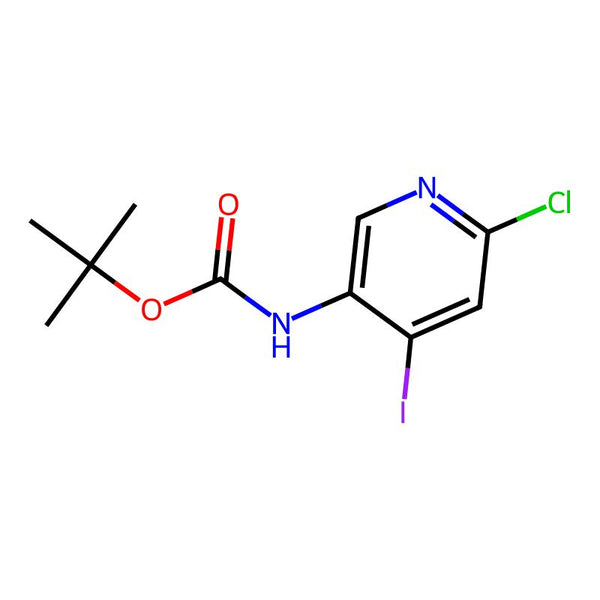 tert-Butyl (6-chloro-4-iodopyridin-3-yl)carbamate|CS-W007089|400777-00-6