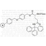 Na-Fmoc- Nd-trityl-D-glutamine 4-alkoxybenzyl alcohol resin|04184