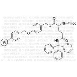 Na-Fmoc- Nd-trityl-D-glutamine 4-alkoxybenzyl alcohol resin|04184