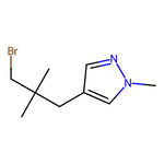 4-(3-Bromo-2,2-dimethylpropyl)-1-methyl-1h-pyrazole|CS-0301149|1497844-07-1