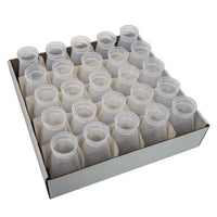 6oz Square Bottom Bottles Combo，Material：PE（bottles），Size：57*57*103mm，Tray Packed，Volume：6oz（177ml），Package：25 bottles/tray，8 trays/case|51-17731