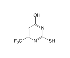 4-Hydroxy-6-(trifluoromethyl)pyrimidine-2-thiol, 97%|491935|368-54-7