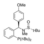 [S(R)]-N-[(R)-(4-Methoxyphenyl)[2-(di-tert-butylphosphino)phenyl]methyl]-N,2-dimethyl-2-propanesulfinamide, 95%|15-0188