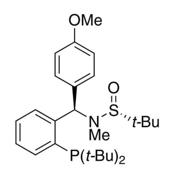[S(R)]-N-[(R)-(4-Methoxyphenyl)[2-(di-tert-butylphosphino)phenyl]methyl]-N,2-dimethyl-2-propanesulfinamide, 95%|15-0188