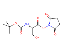 (S)-2,5-Dioxopyrrolidin-1-yl 2-((tert-butoxycarbonyl)amino)-3-hydroxypropanoate|CS-0370464|39747-65-4