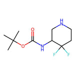 tert-Butyl N-(4,4-difluoropiperidin-3-yl)carbamate|CS-0048071|1052713-53-7